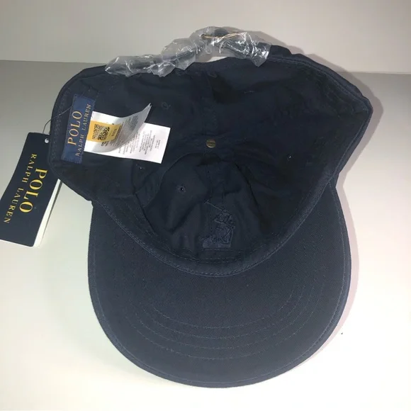 🧢NEW🧢 Polo Ralph Lauren Baseball Cap wi/ adj Leather Strap Closure -Authentic